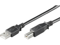 MicroConnect USBAB03B USB2.0 A-B 03M M-M SCHWARZ