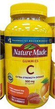 Nature Made Extra Strength Vitamin C Gummies 500 mg 180ct EXP 12/2026