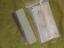 Qty. 2 Natural Polypropylene PP Plastic Sheet Block Panel 6-1/2" x 1-3/8" x 1/4"