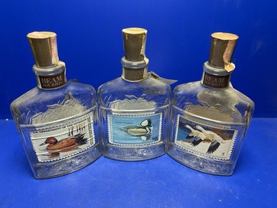 VINTAGE JIM BEAM WATERFOWL DUCK STAMP SERIES BOURBON BOTTLE