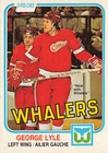 1981 O-Pee-Chee Hockey George Lyle #100 PSA 8