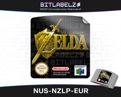 The Legend of Zelda: Ocarina of Time [NUS-NZLP-EUR] N64 Label