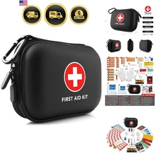 First Aid Kit Waterproof Water-Resistant Compact Portable 100 Pieces
