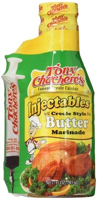 Tony Chachere's Injectable Marinades 17 Oz Bottle For Quick Meat ...