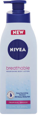 Nivea Breathable Nourishing Body Lotion, 13.5 fl oz (4 Pack)