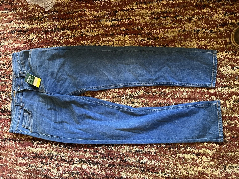 Jeans para hombre Camel Active 34x28 #488995 calce recto cinco bolsillos azul denim nuevos con etiquetas Foto 3 de 4