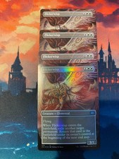 MTG Double Masters 2022 Flickerwisp Borderless x 4, One Foil