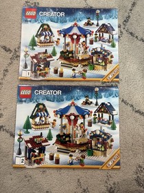 Lego Winter Village Market #10235 - Opened, W/ Box + Instructions