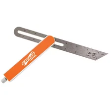 T Bevel Square 9 in Adjustable Angle Finder Stainless Aluminum Carpentry Tool