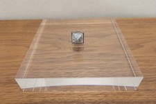 BUNNEY Pyramid Stud Lapis Lazuli Jewelry Junk Silver Tarnished