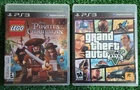 Lot of 2 PS3 Games Grand Theft Auto 5 & Lego Pirates of the Caribbean CIB Tested