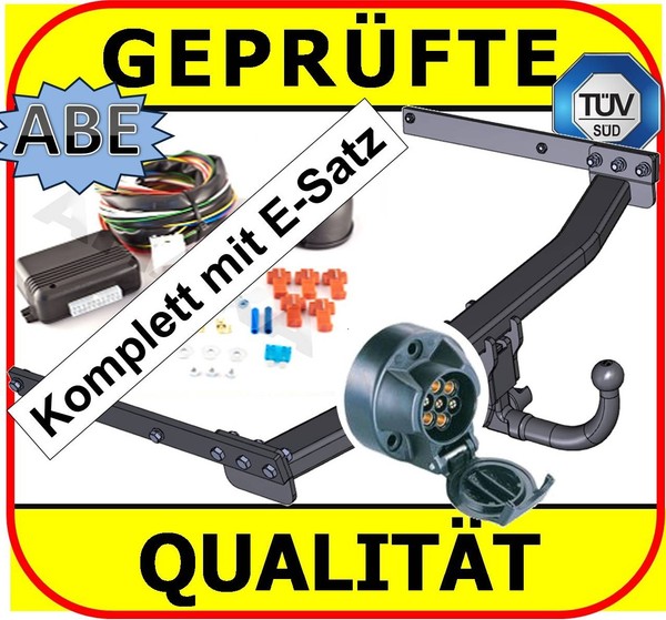 AnhäNgerkupplung Abnehmbar FüR Ford Kuga 08- AnhäNgevorrichtung E-Satz Komplett-image