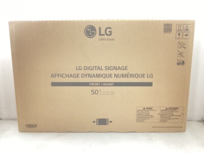LG 50UL3J-M 50'' UHD 4K Commercial Monitor - WiFi - WebOS 6.0