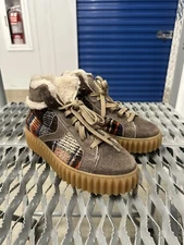 VOILE BLANCHE Fiona Women’s WOOL & LEATHER WINTER BOOIES Size 37 US 6.5