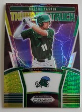 Hudson Haskin - Thunderstruck Green and Yellow - 2020 Panini Prizm - Orioles