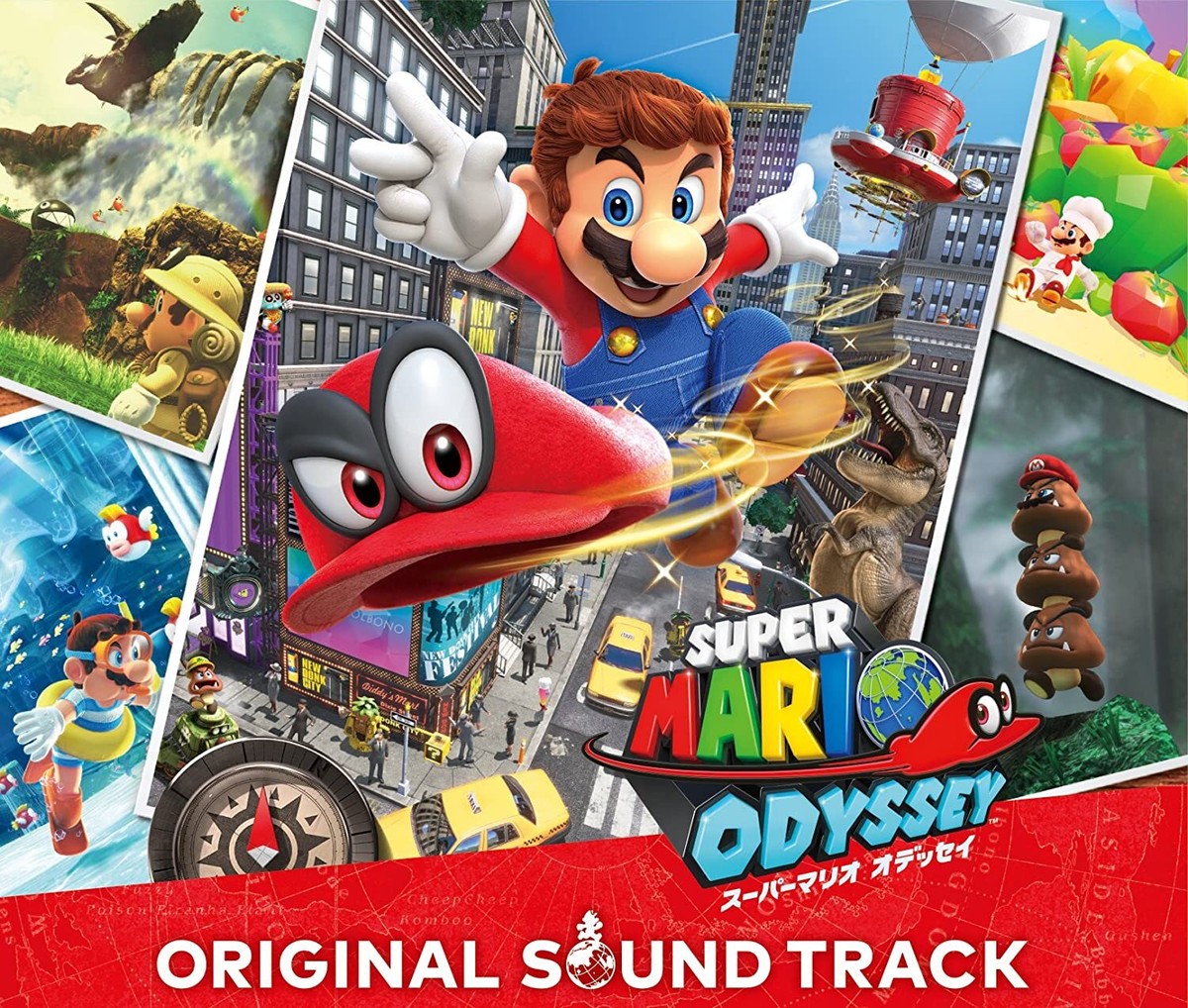 Super Mario Odyssey: Original Game Music 4 CD Set NEW from