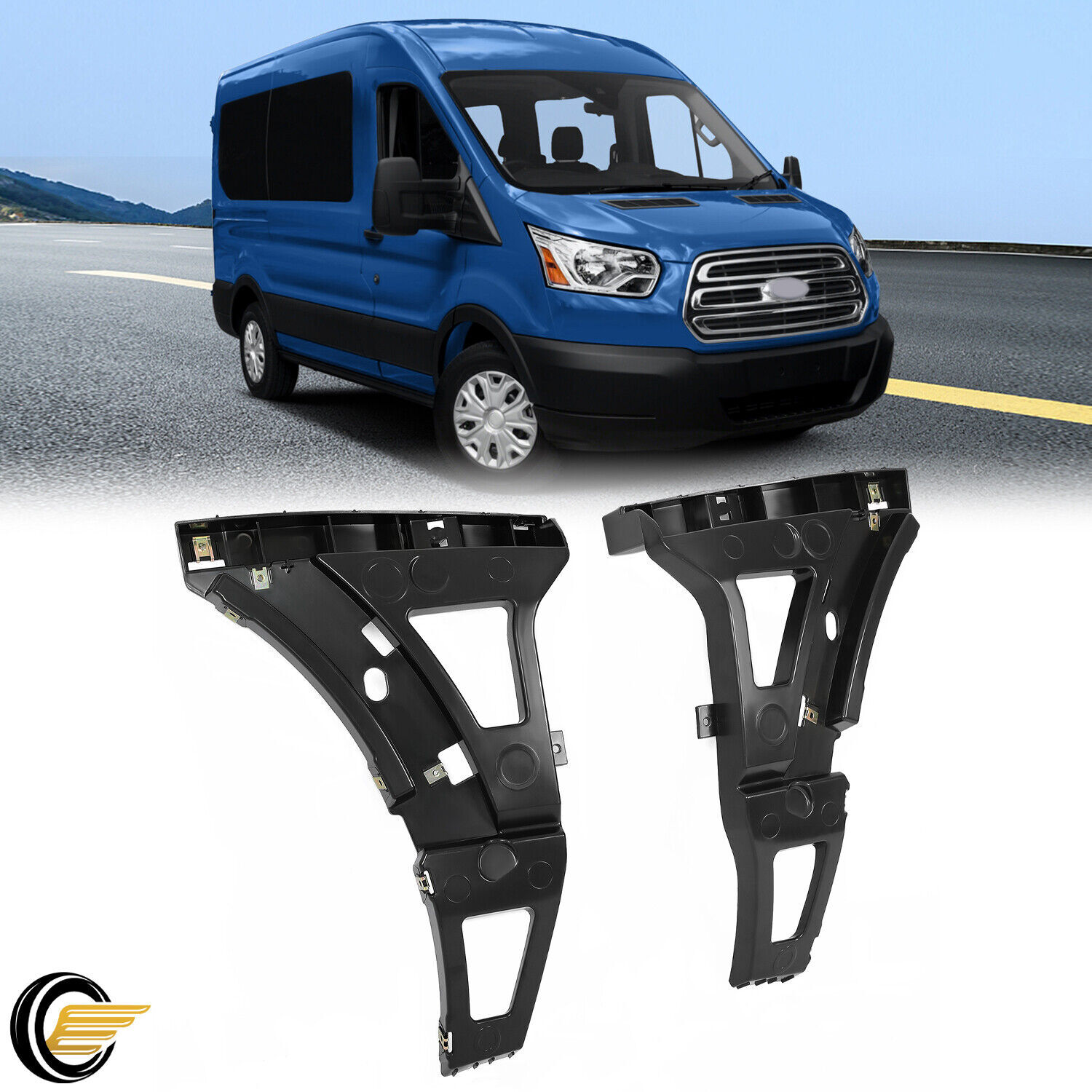 Front Lower Bumper Bracket For Ford Transit-150/ 250/ 350 2015-2019 ...