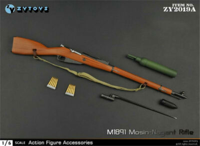 ZY Toys 1:6 ZY2019A M1891 Mosin–Nagant Sniper Rifle Gun Model