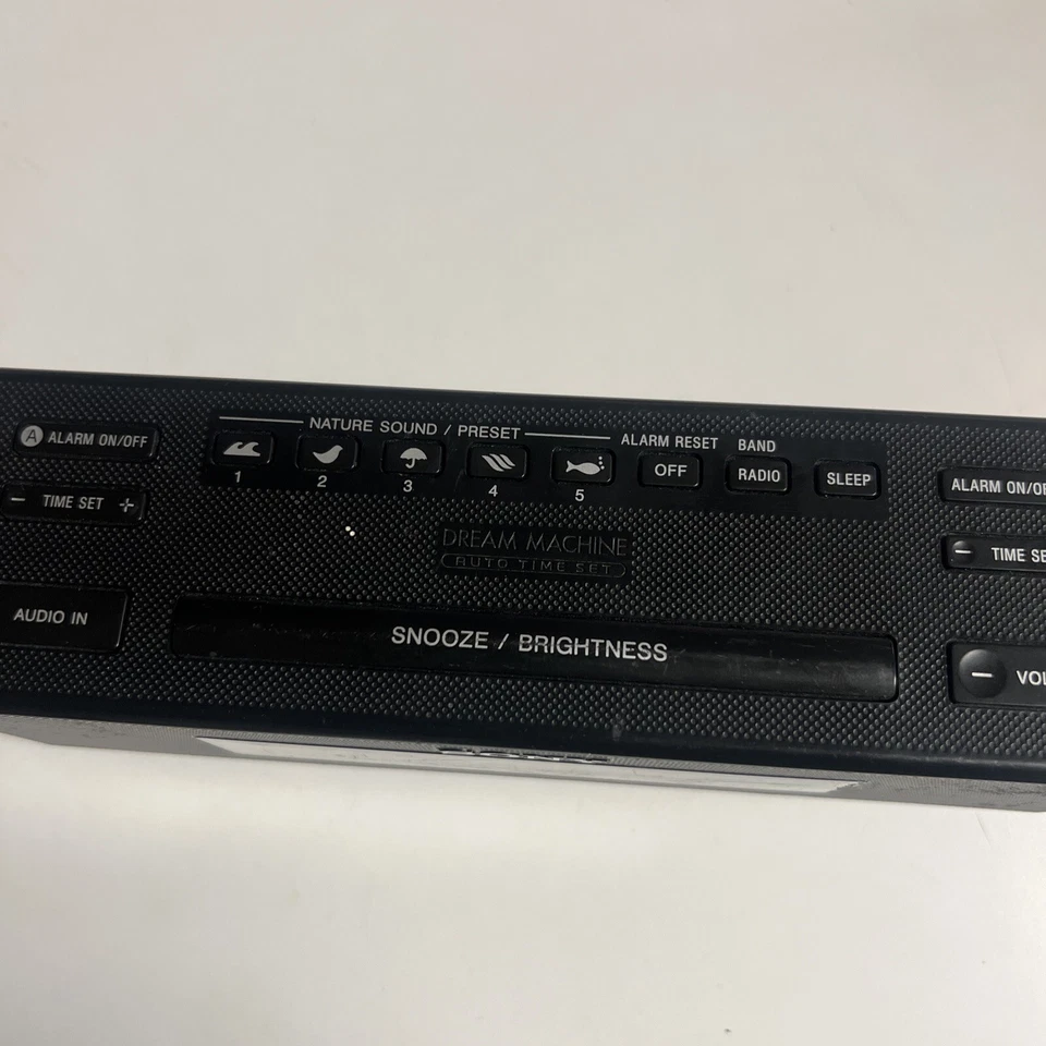 Sony Dream Machine Alarm Clock Radio ICF-C707 AM/FM W/NATURE SOUNDS Tested - Image 3 of 4