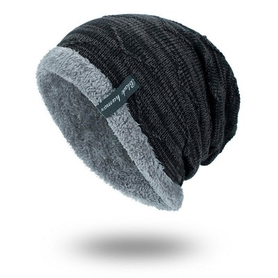 Winter Beanies Slouchy Chunky Hat For Men Women Warm Soft Skull Knitting Caps Ebay