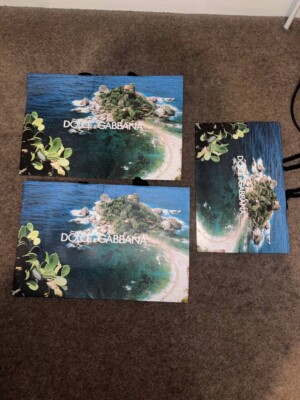 dolce gabbana einkaufstaschen 3 X