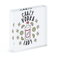 VerrüCkte Wodka Damen Stars Acryl Foto Block Rahmen Lustiger Witz Mutter Tag