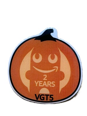 2-year anniversary in service silhouette in pumpkin Amazon VGT5 Peccy Pin