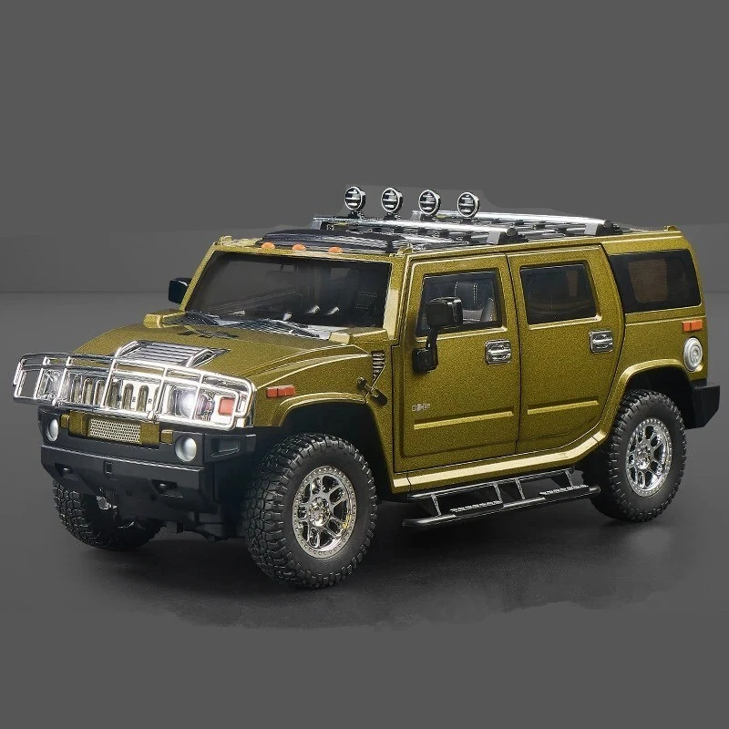 1/18 HUMMER H2 шоссе 61 внедорожник сплава модель литой металл внедорожник игрушечный автомобиль - Изображение 2 из 4