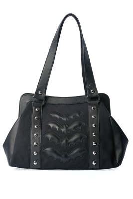 Gothic Bat Wings Handbag - Night Wings - Classic Elegant Goth Handbag