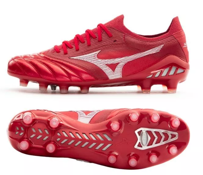 Mizuno Morelia NEO III Beta Japan Red Football Soccer Cleats Shoes  P1GA229060