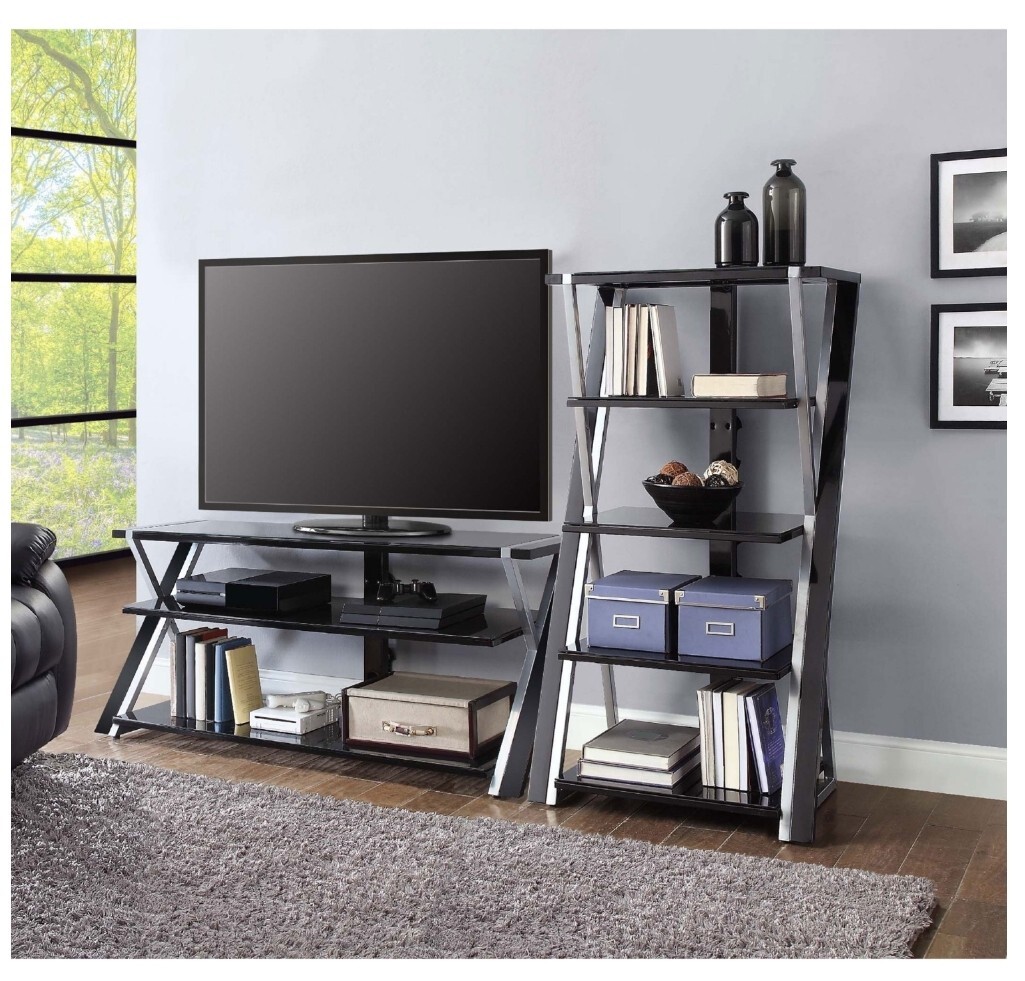 Whalen Xavier 3-in-1 Television Stand, Black | eBay