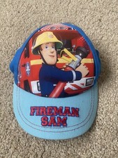 BNWT Fireman Sam Sun Hat/ Baseball/ Peaked Cap. Unisex. Age 12 - 23 Months