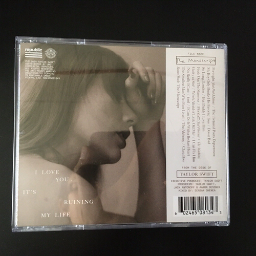 Tortured Poets Department CD Bonus Track The Manuscript with Hand SIGNED Photo - Picture 4 of 4