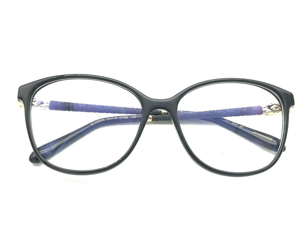 Chopard VCH255S 0700 Women's Black 23KT GP Eyeglasses Frames