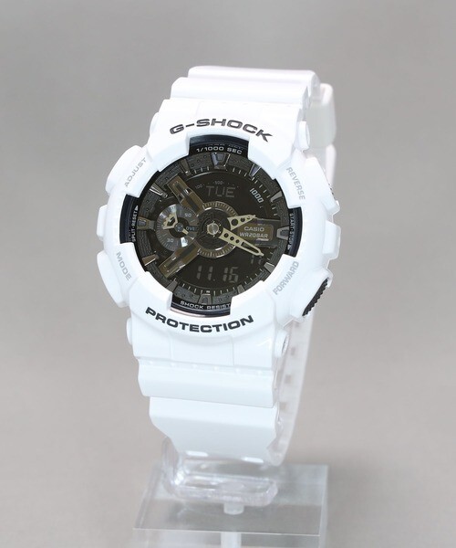 CASIO G-SHOCK GA-110GW-7AJF Big Case White & Black Series Watch 
