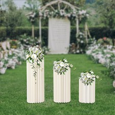 Foldable Cardboard Centerpiece Display,Wedding Centerpieces Cardboard Vases 3pc