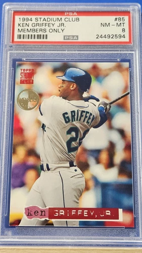Ken Griffey Jr. - 1994 Stadium Club Members Only   PSA 8