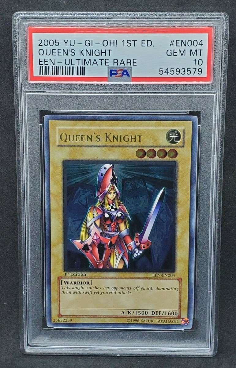 Yugioh PSA 10 GEM MINT Queen's Knight EEN-EN004 1st Edition Yugioh PSA 10 GEM MINT Queen's Knight EEN-EN004 1st Edition