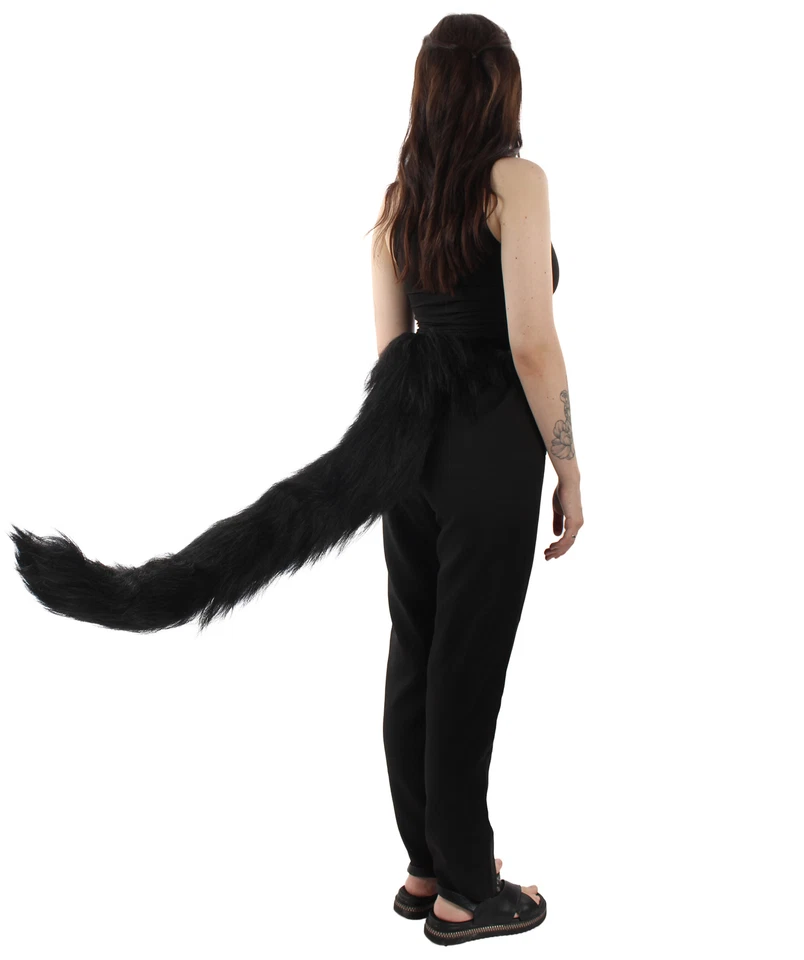 Adult Unisex Multiple color Fluffy Bushy Animal Tail, - Image 4 of 4