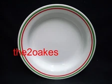 4 Corelle WINTER HOLLY Days 8-1/2" Flat Rim Soup Pasta Bowls Green Red Ring Days