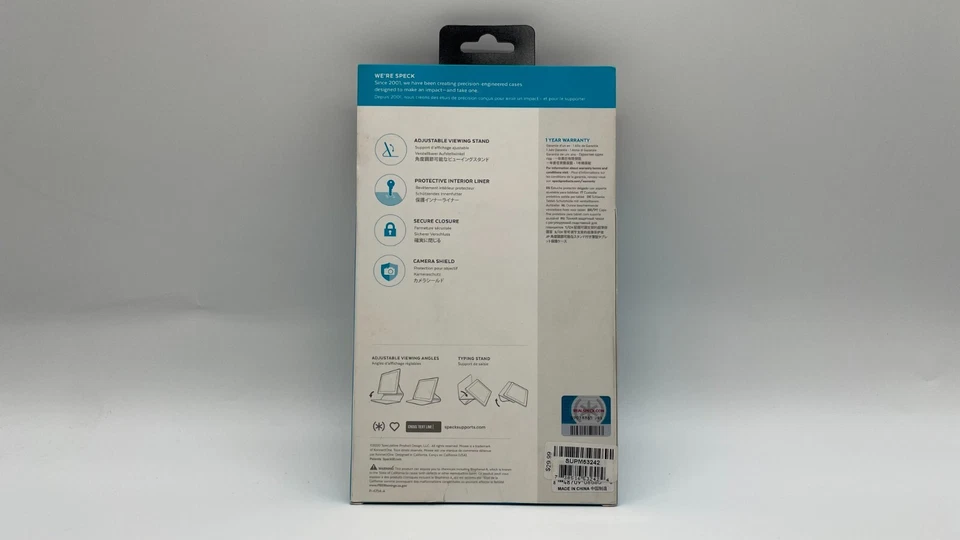 SPECK FLOIO LEATHER CASE FOR MOXEE X800 TABLET BRAND NEW BLACK - Image 2 of 4