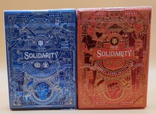 Solidarity Playing Cards - Riffle Shuffle - 2 Deck Set - New Sealed