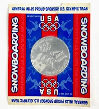 1998 NAGANO Commemorative US Olympic Team General Mills Figure Snowboarding