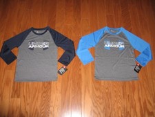 UNDER ARMOUR LONG SLEEVE SHIRT BOYS SIZE 4/ 5 / 6 / 7 NWT