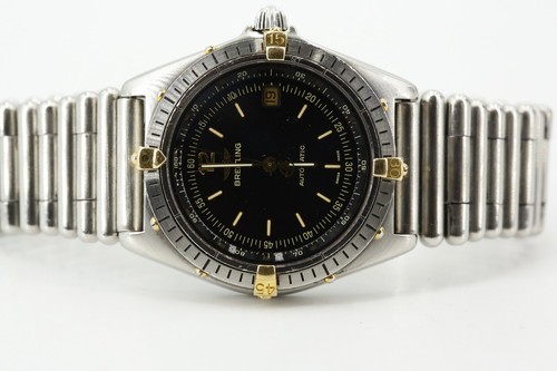 BREITLING ANTARES 891970 Stahl Gold Automatik Ø 39 mm black dial Datum - Bild 8 von 8