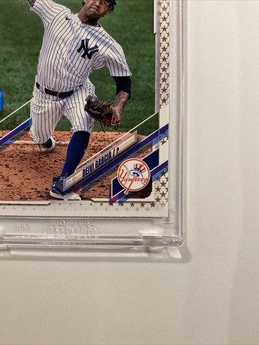 Deivi Garcia RC 2021 Topps Series 1 Gold Star Parallel Yankees Rookie Card - Bild 7 von 8