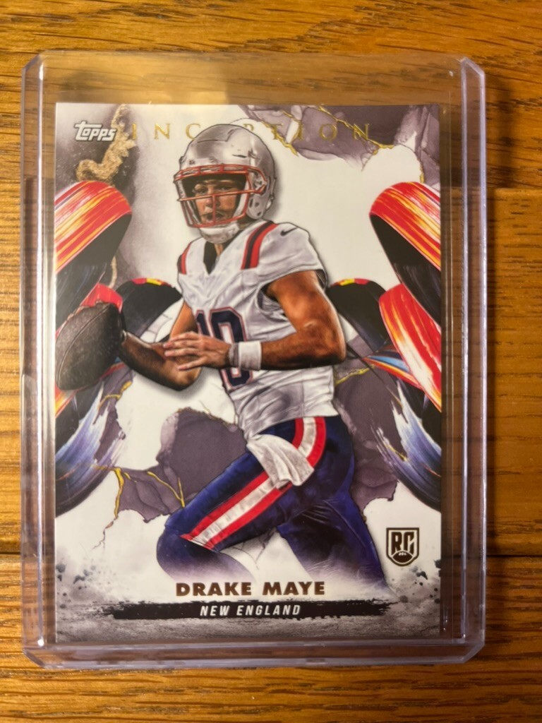 2024 Topps Inception- Drake Maye #158 RC "Base" New England Patriots