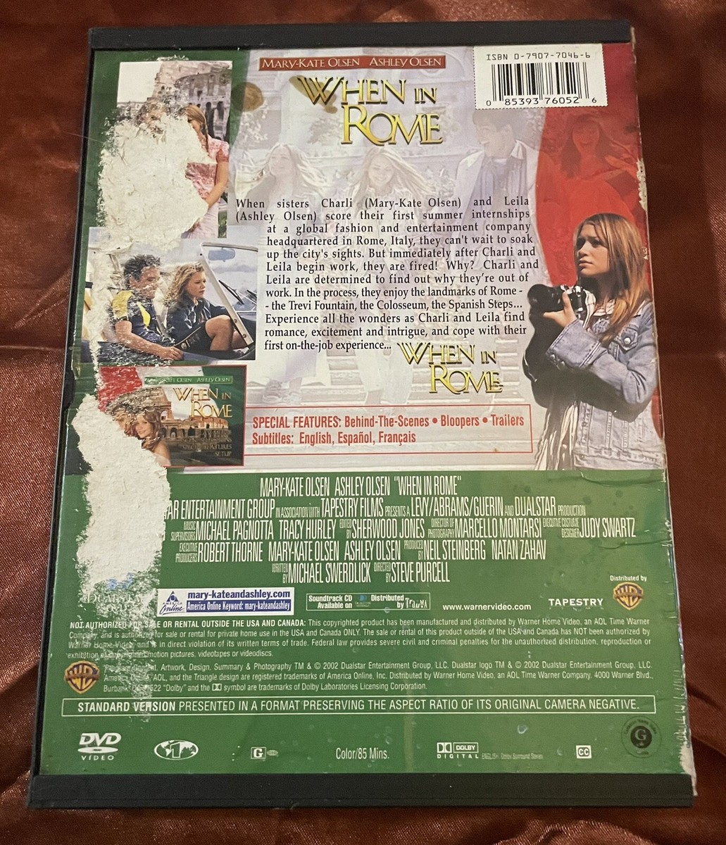 (未使用･未開封品)Live in Rome [DVD] When in Rome (DVD, 2002) 85393760526| eBay