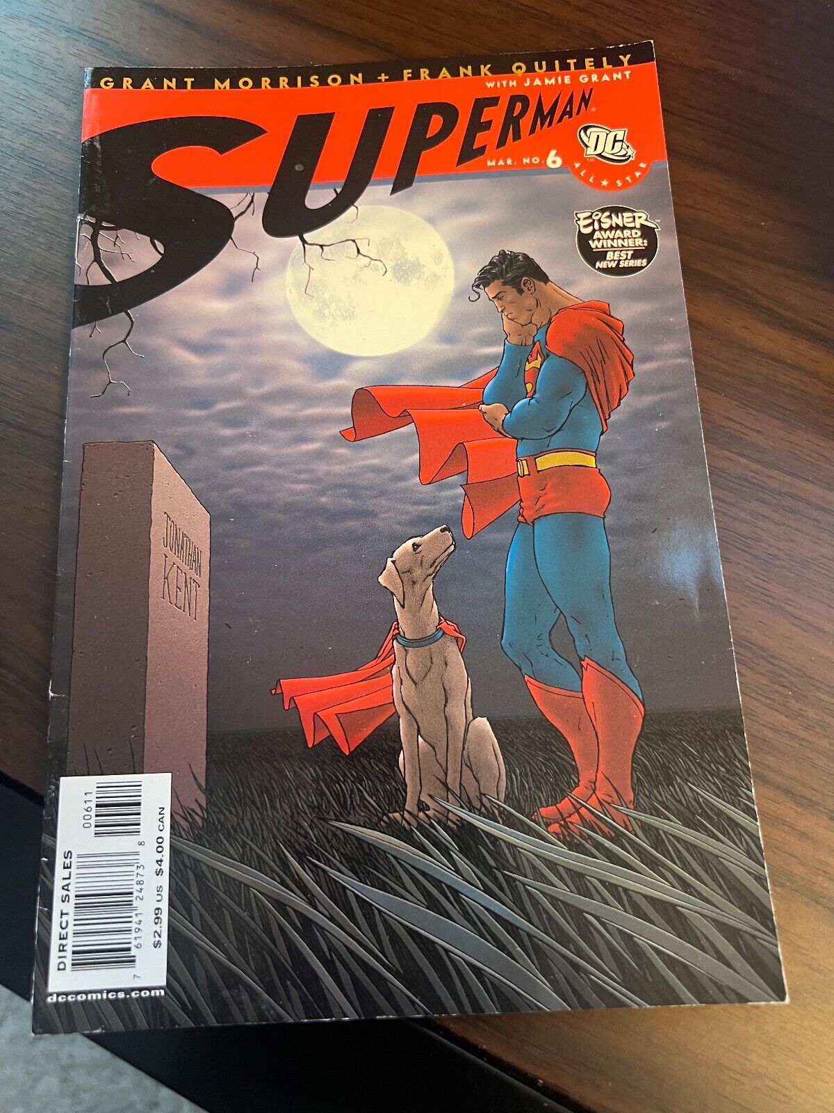 All-Star Superman #6 DC Comics Grant Morrison Frank Quitely Fine DCU 2007