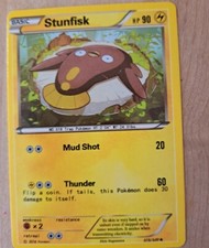 pokemon trading card game Stunfisk 618/649